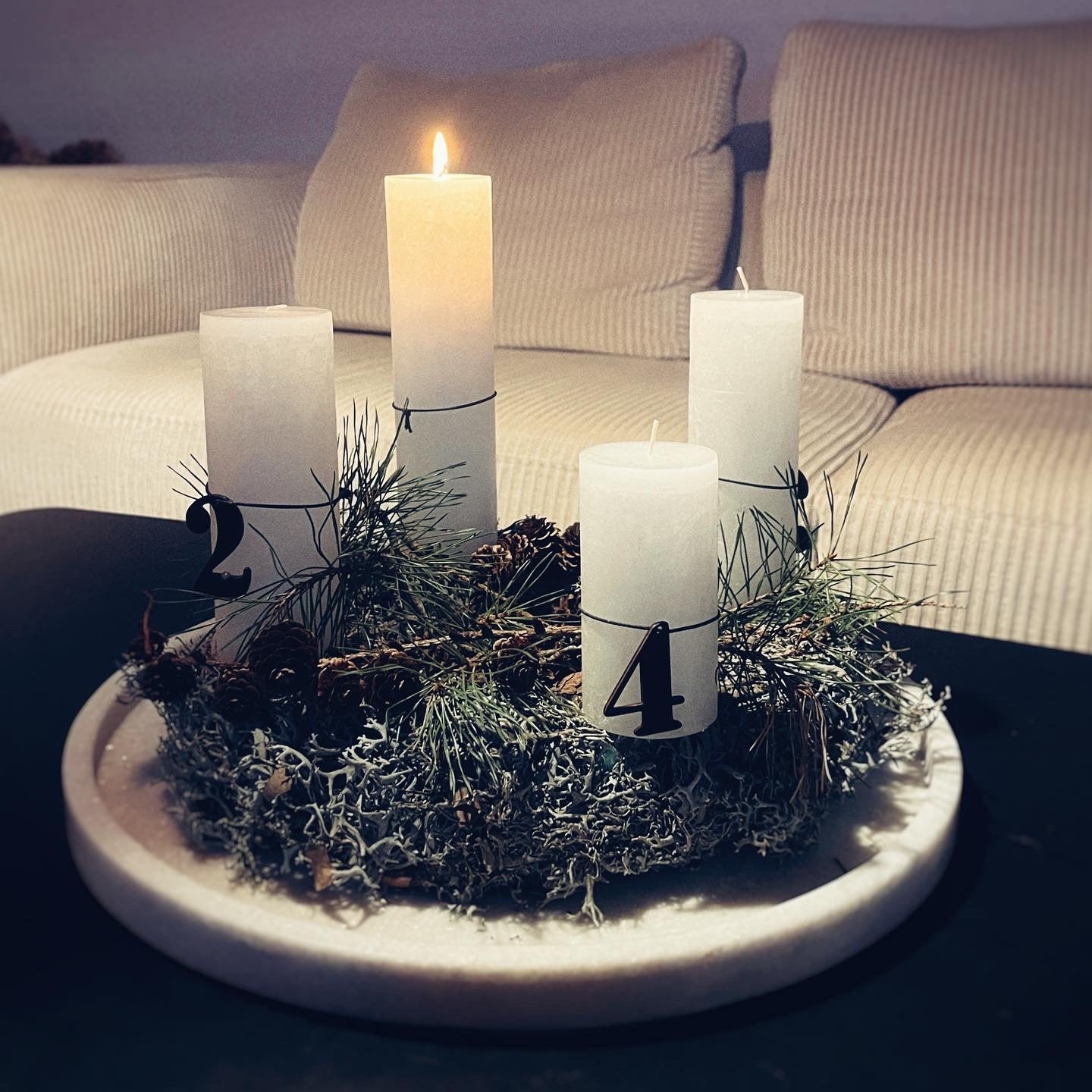 Oohh - Adventstal i sort træ