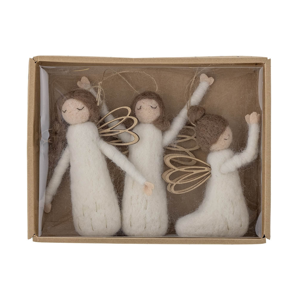 Bloomingville - 3 stk Filt engle