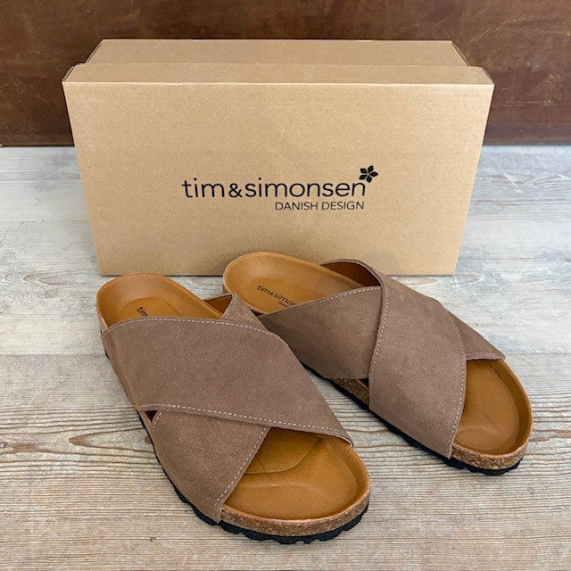 Nougat brun sommer sandal fra Tim & Simonsen
