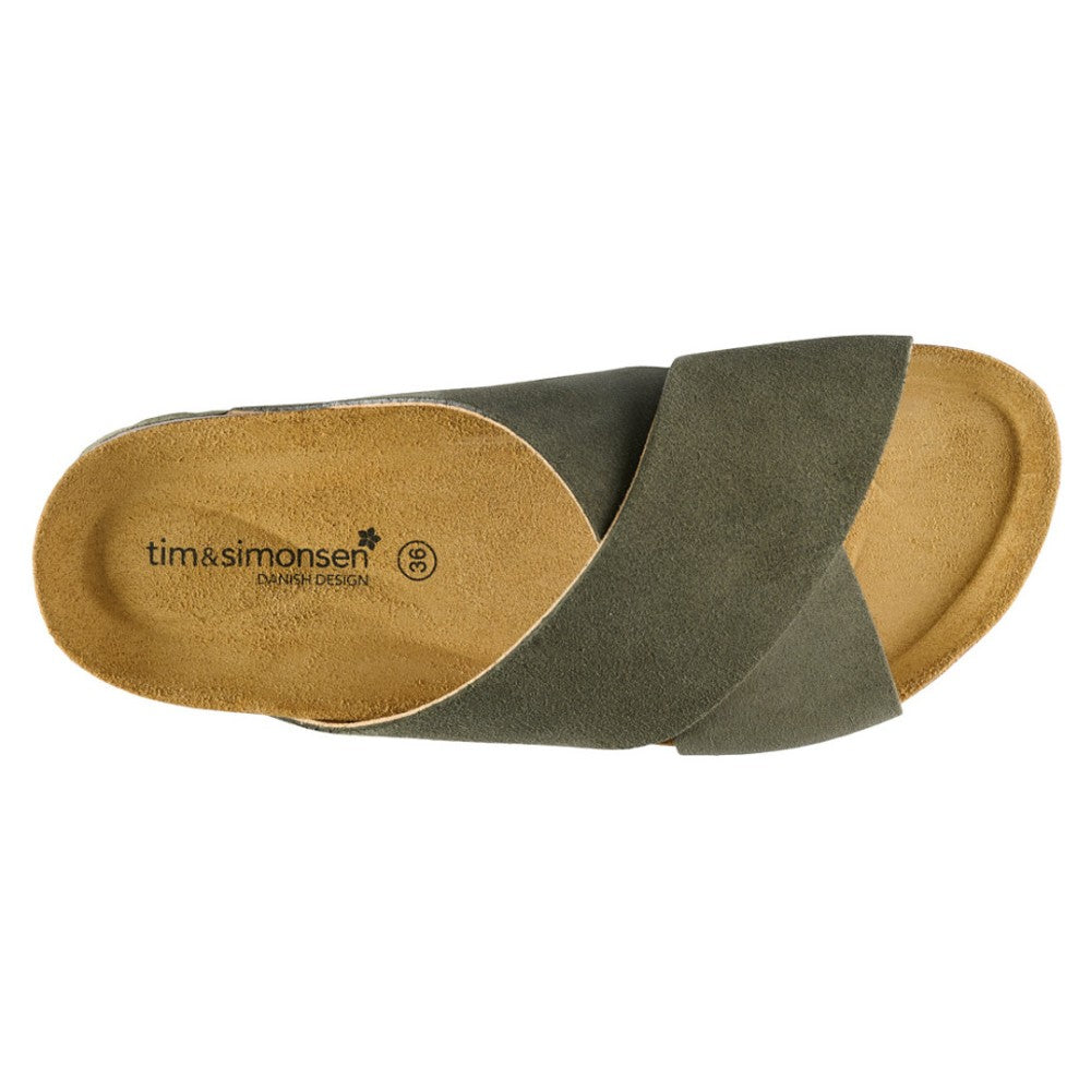 Tim & Simonsen - Annet nature sandal Kaki grøn
