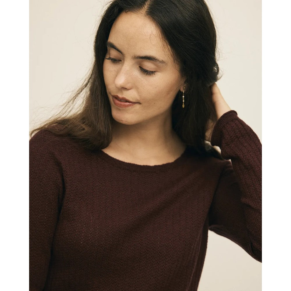 Gorridsen Design - Pamina merino strik Burgundy