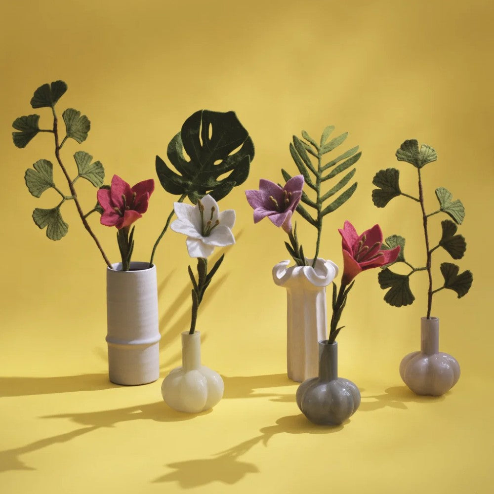 Gry & Sif - Monstera blad i filt