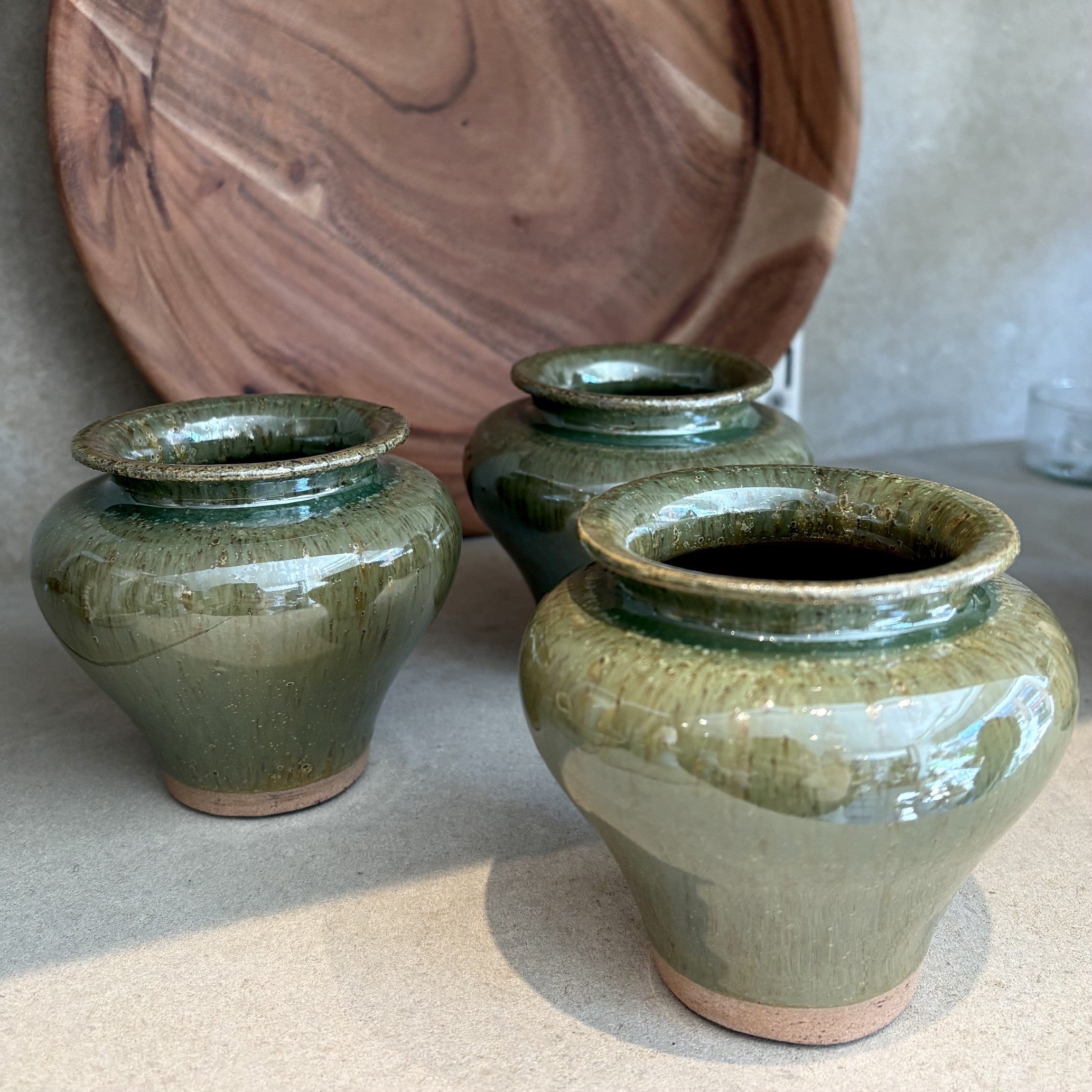 House Doctor - Grøn Kolo vase H8,5cm