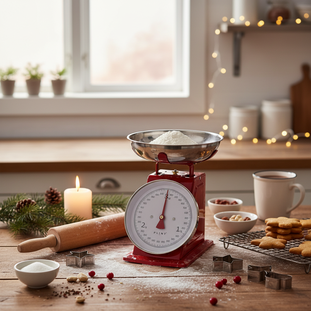 Plint Køkkenvægt - Rød