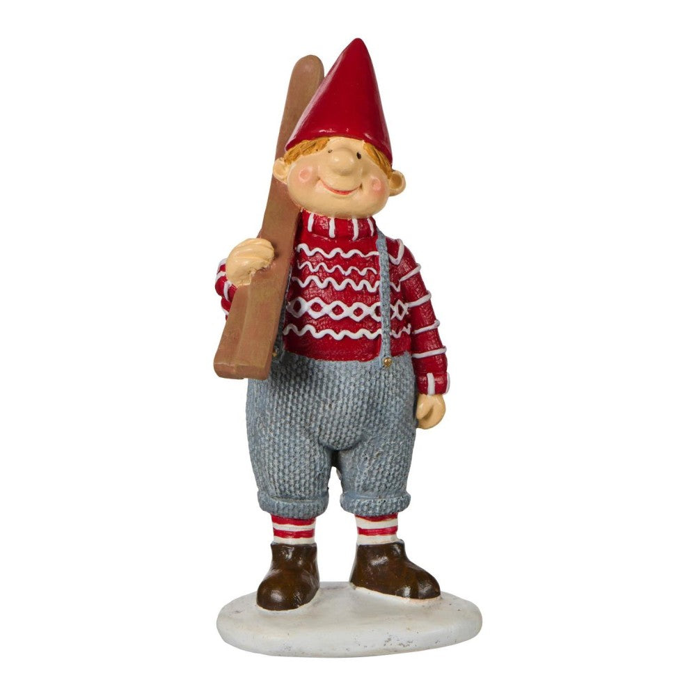 Ribenisse figur Ejner med ski