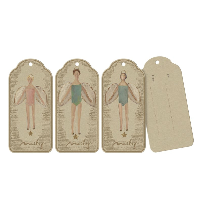 Maileg - 12 stk Engle Gavemærker