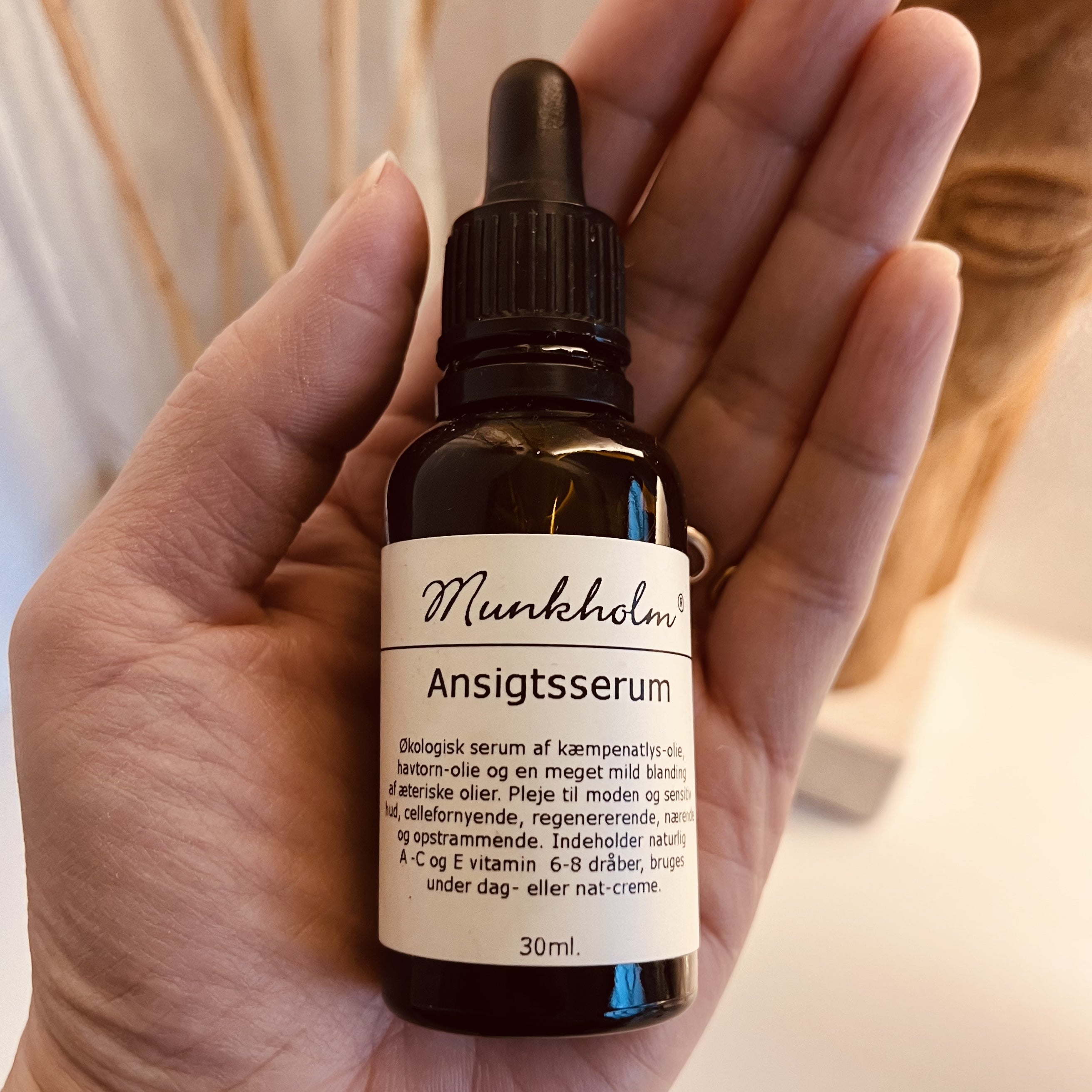 Munkholm naturlig serum til ansigtet