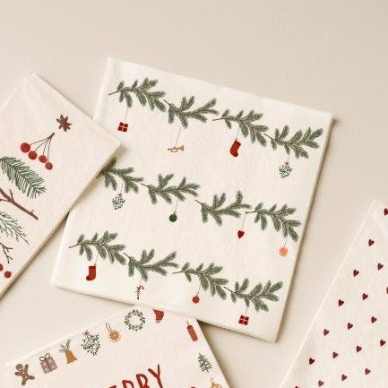 IB Laursen - 50 stk Serviet My Nostalgic Christmas
