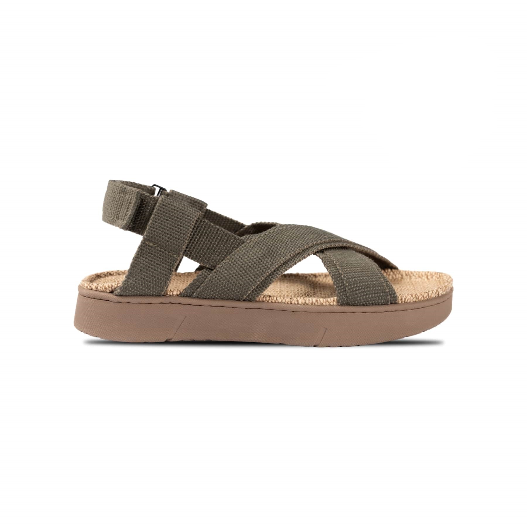 shangies unisex sandal med brede remme og kraftig bund