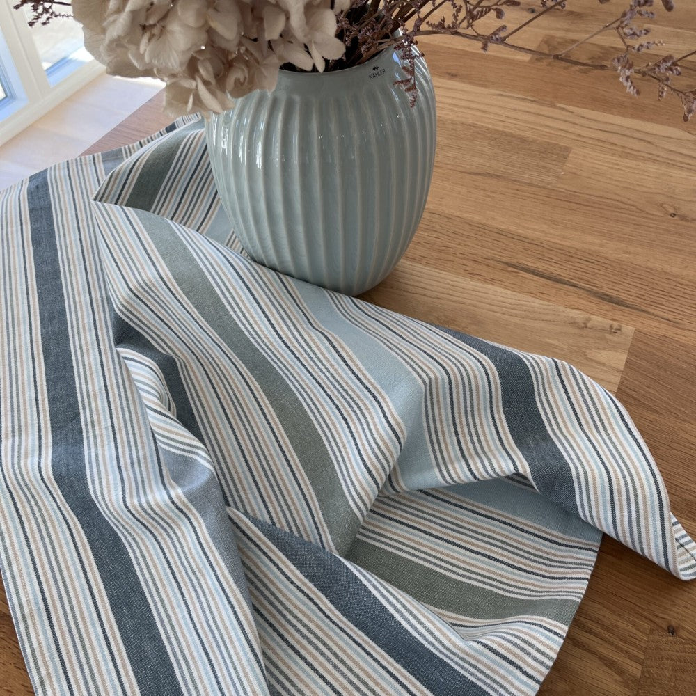 Solwang Øko Viskestykke - Almue blå mix