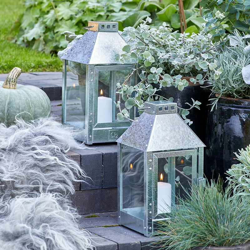 Galvaniseret lanterne - A2 living Mini