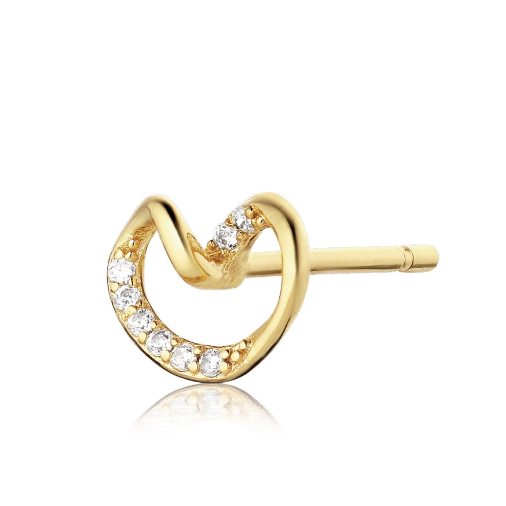 Alura - Forgyldt Gaia ørestik