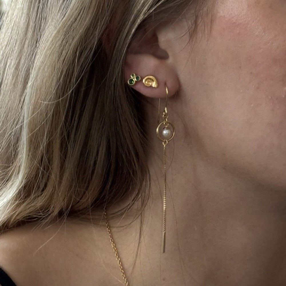 Alura - Forgyldt Ocean Ørekrog