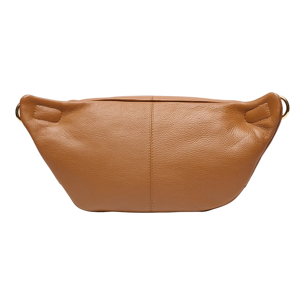 Tim & Simonsen - Astrid bumbag Cognac-guld