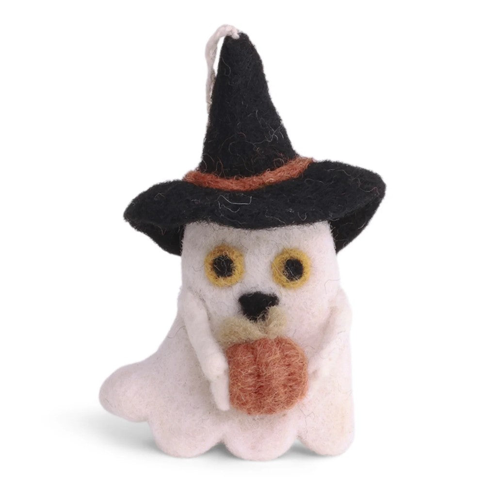 Gry & Sif - Halloween spøgelse med græskar