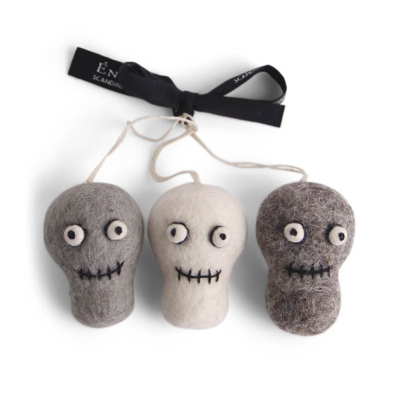 Gry & Sif - 3 stk. Skelet hoveder