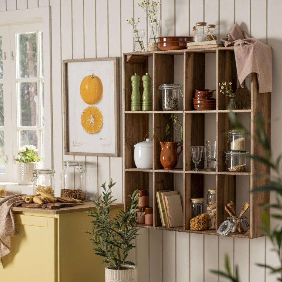 Ib Laursen - Unika høker reol m/12 rum (udstillingsmodel)