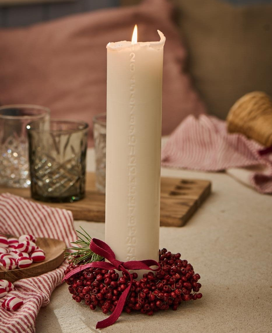 Ib Laursen - Svanemærket Kalenderlys hvid