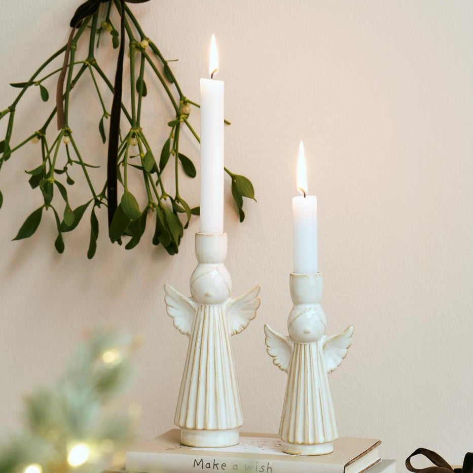 Ib Laursen - Keramik Engel Lysestage