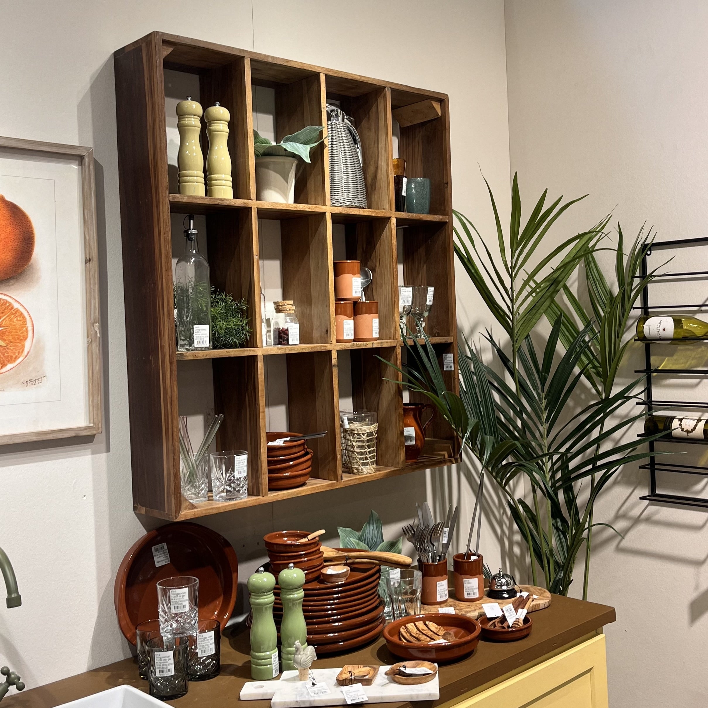 Ib Laursen - Unika høker reol m/12 rum (udstillingsmodel)