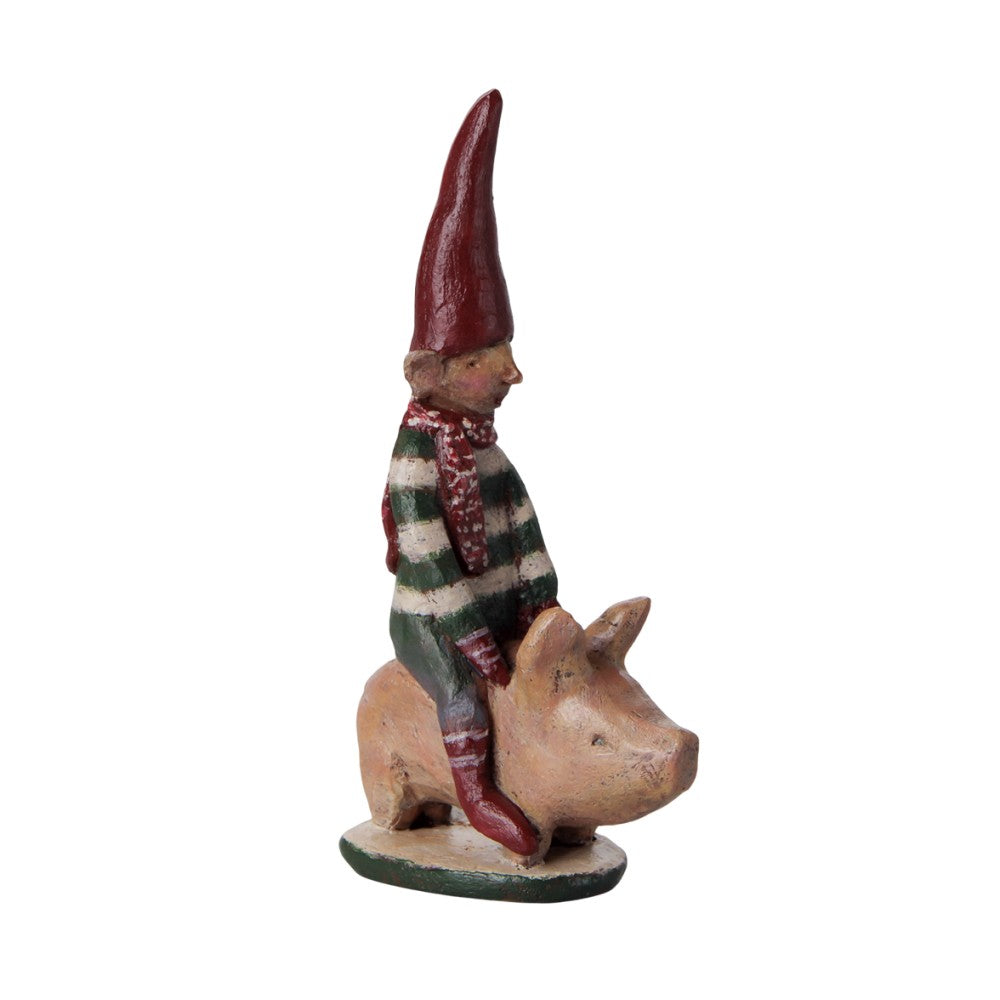 Maileg Petit figur 2026 nisse på gris