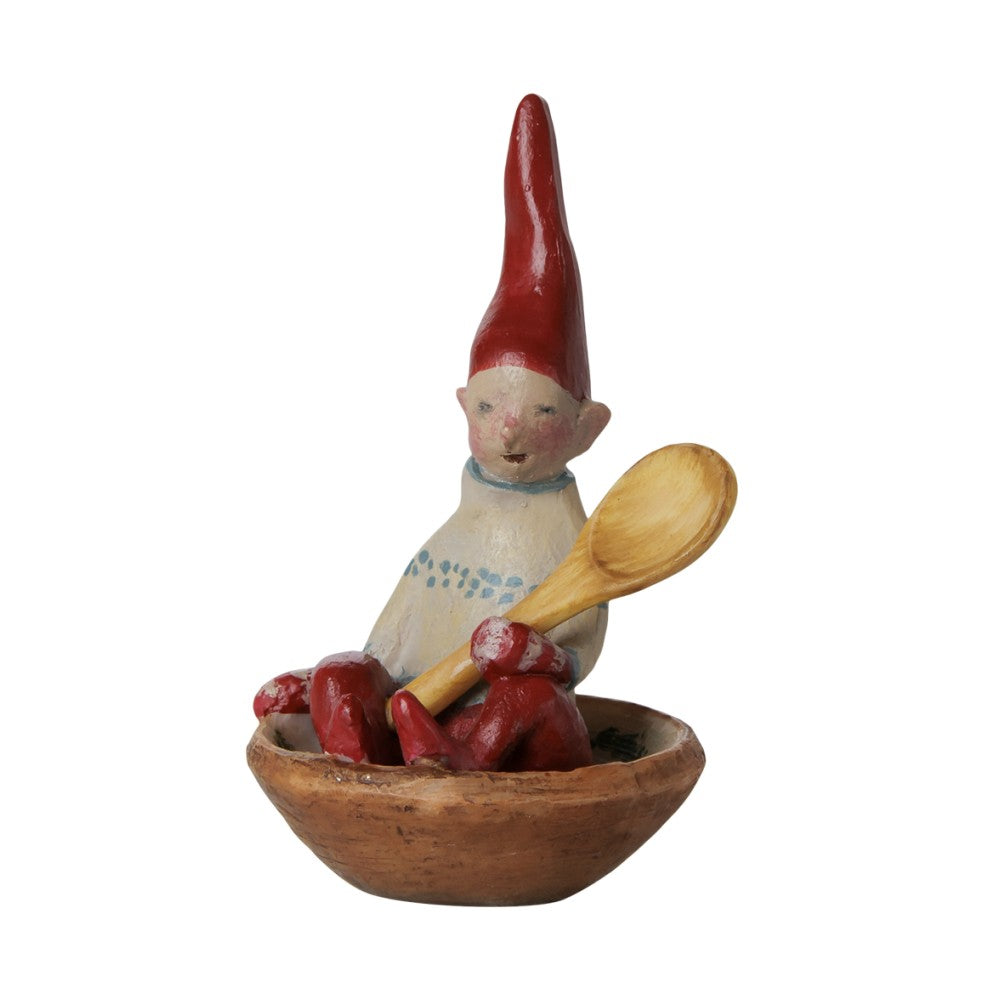 Maileg Petit figur - Nisse i skål