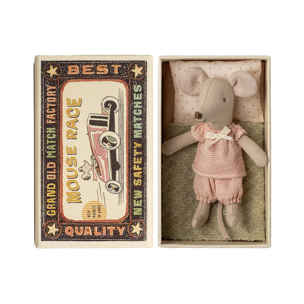 Maileg - Lillesøster mus i æske