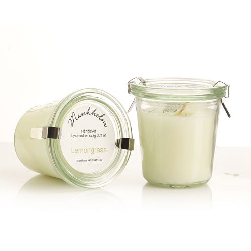 Duftlys med Lemongrass duft fra Munkholm