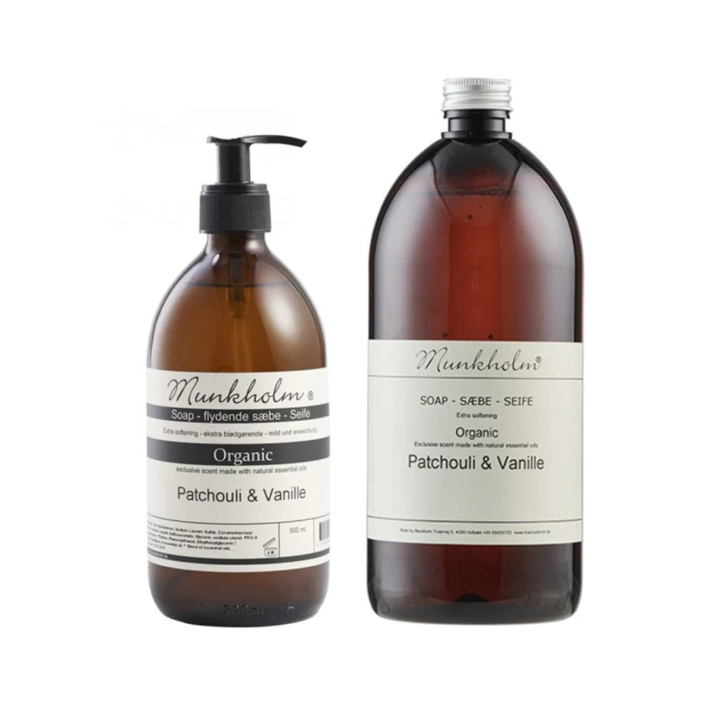 Munkholm sampak - Øko. håndsæbe Patchouli & Vanille