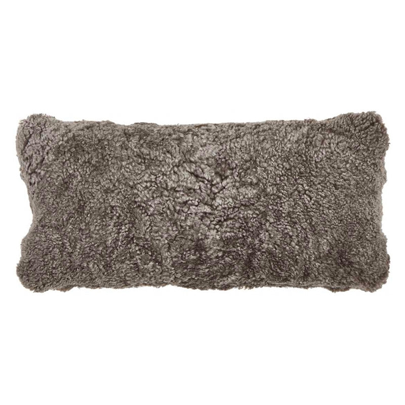 Lammeskindspude 30x60cm Taupe