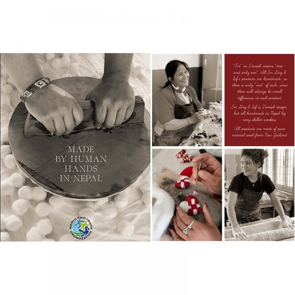 Gry & Sif - Anemone filt blomst lys gul