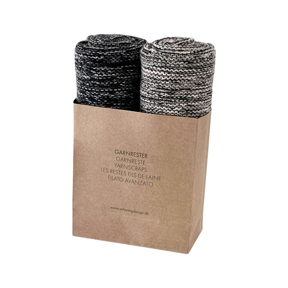 Solwang restgarn karklud 2 stk Stone mix