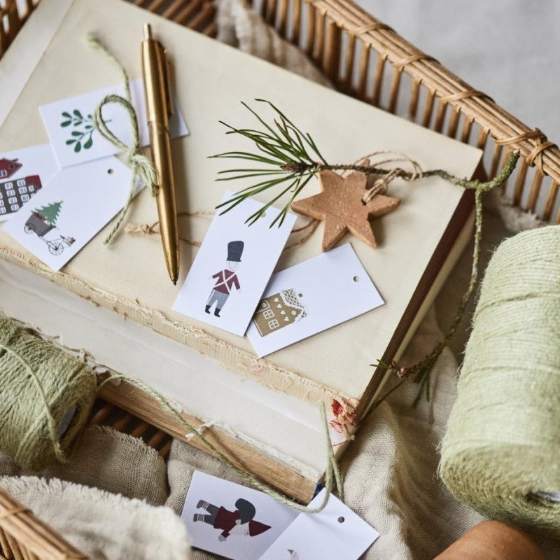 Ib Laursen - 100 m. støvgrøn jute snor