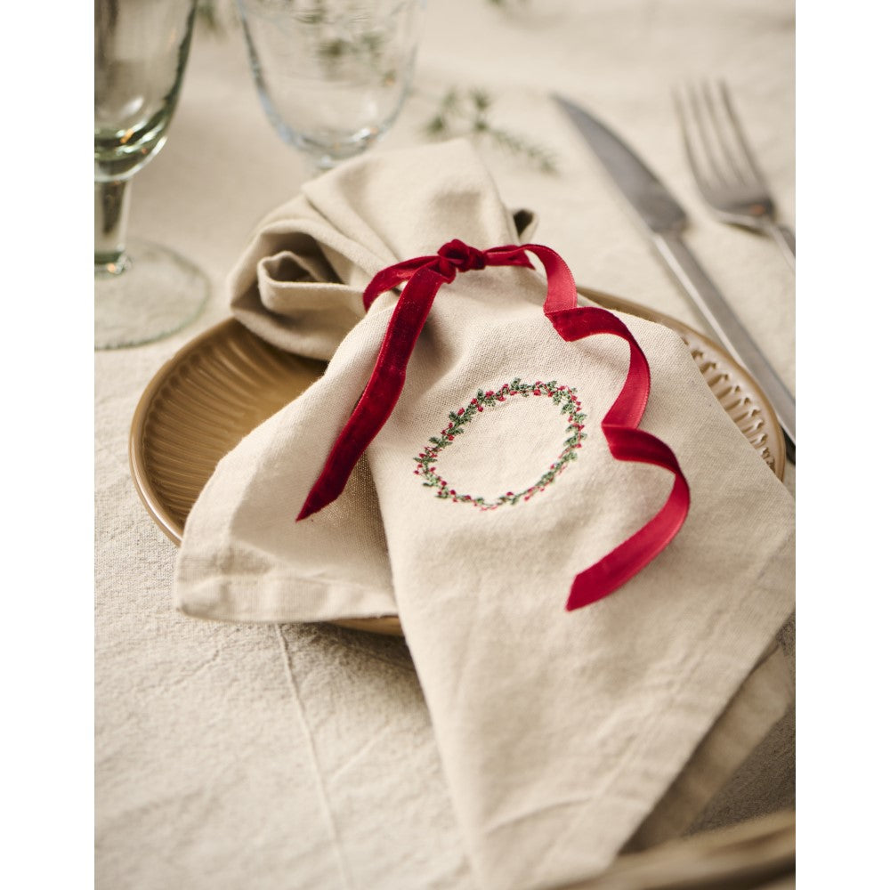 Ib Laursen - Stofserviet m/krans