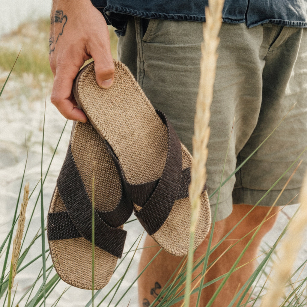 Shangies unisex sandal Brown coffee