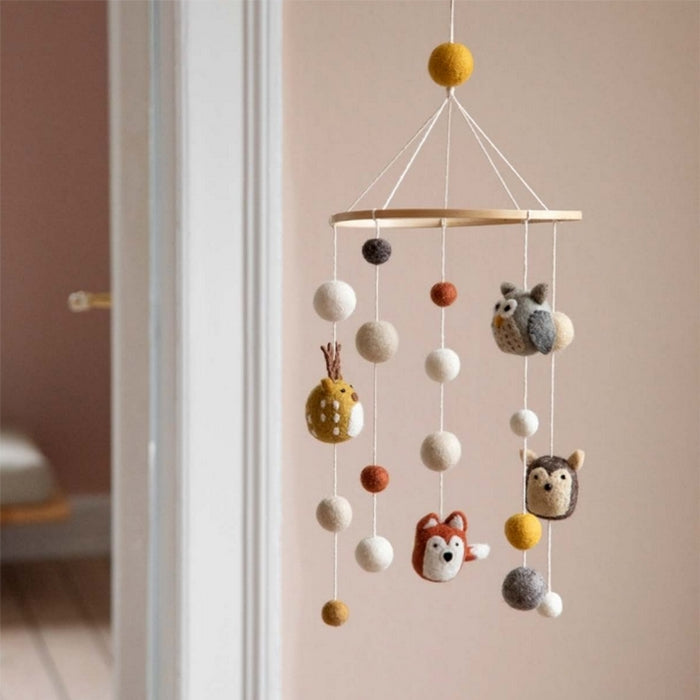 Gry & Sif - Uro i filt m/ skovens dyr