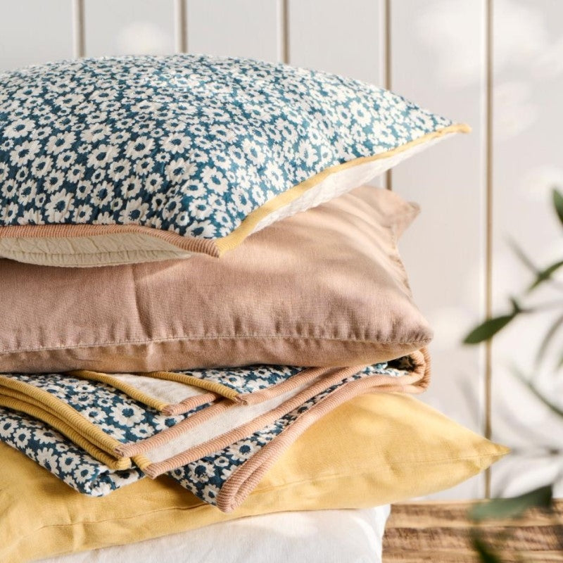 Ib Laursen - Vigga pudebetræk m/ petrol print