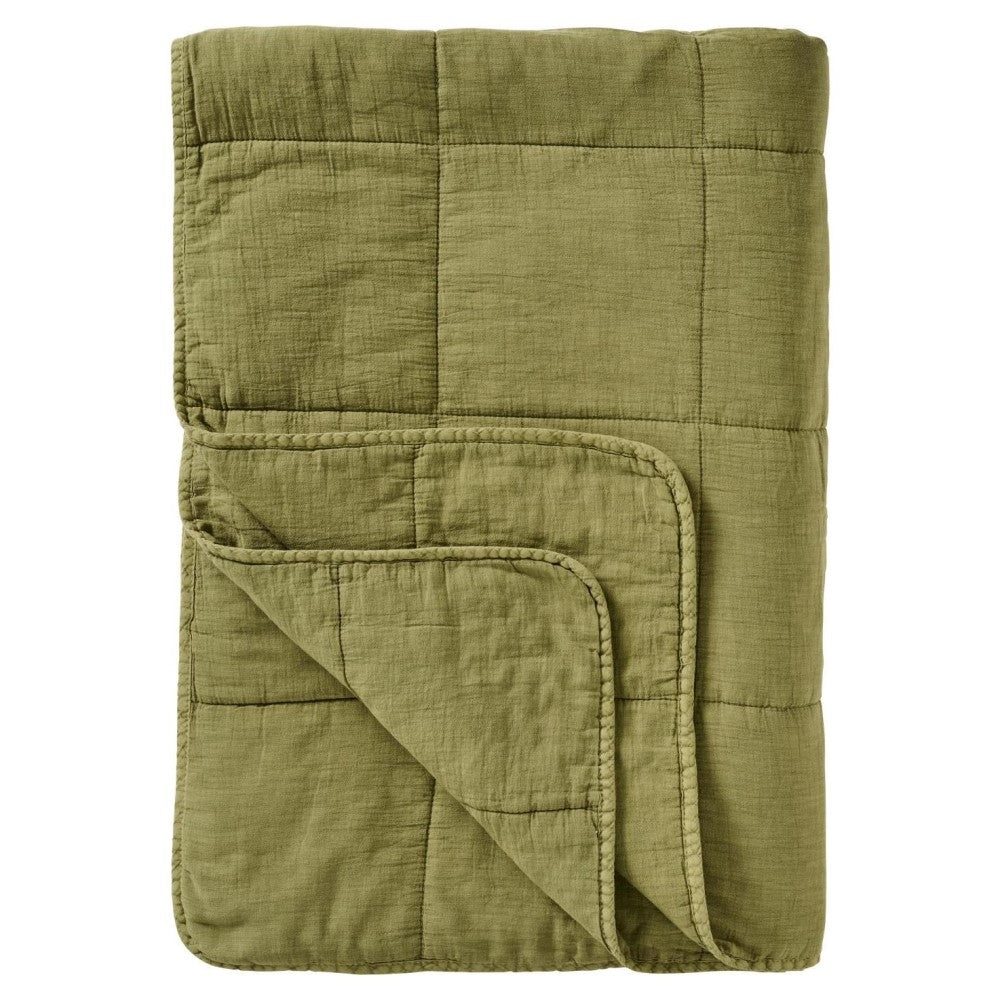 Ib Laursen - Grønt Vintage Quilt tæppe