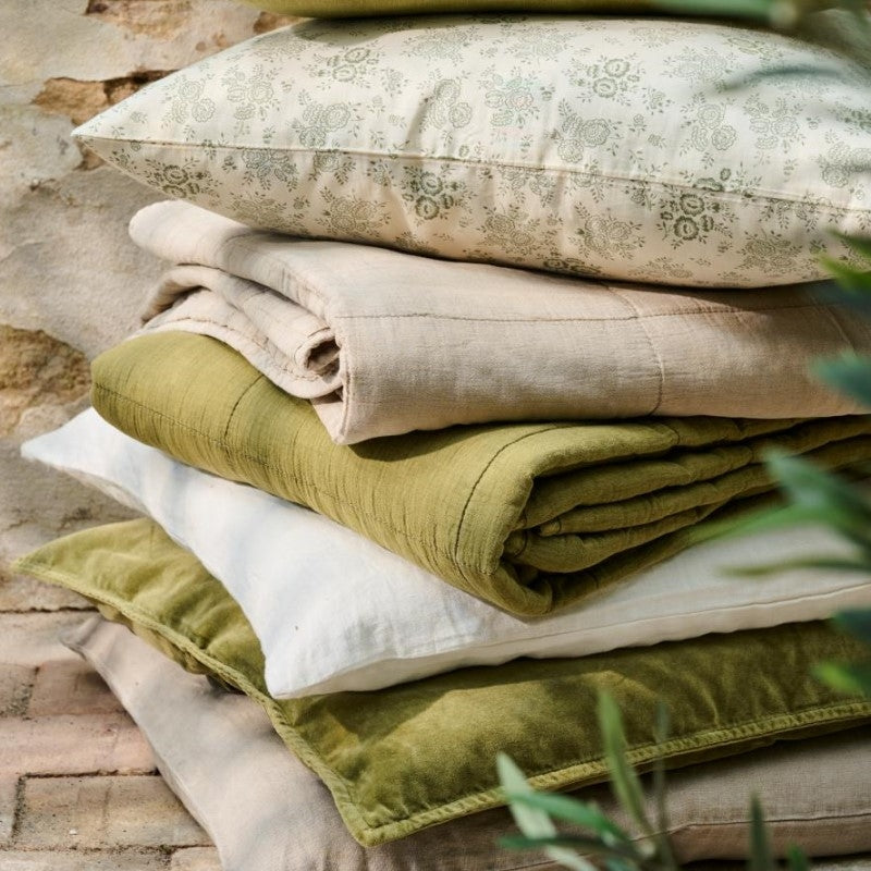 Ib Laursen - Grønt Vintage Quilt tæppe