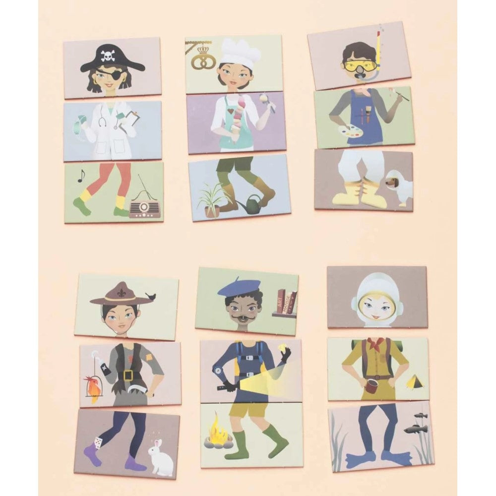 Vissevasse spil Mix & match