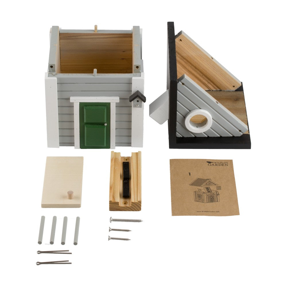 Fuglehus Wildlife Garden - Grå hytte