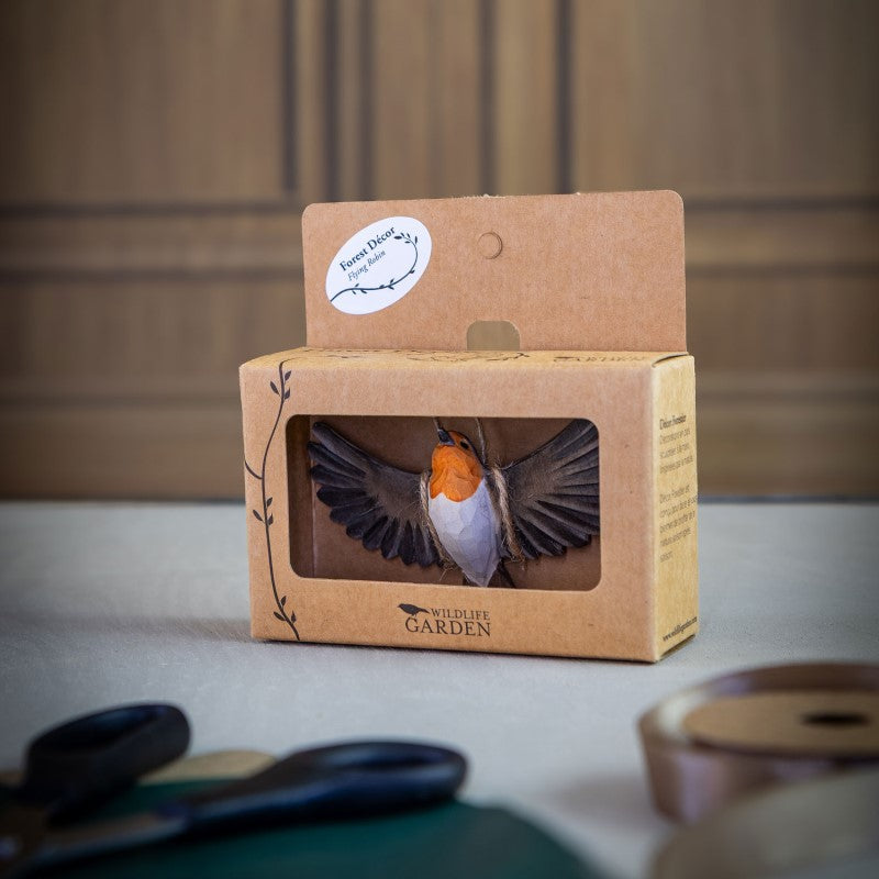DecoBird - Lille Flyvende rødhals