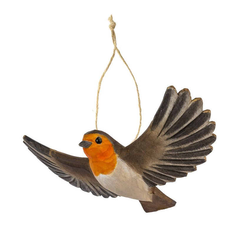 DecoBird - Lille Flyvende rødhals