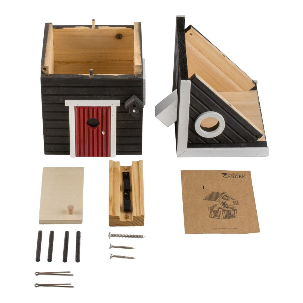 Fuglehus Wildlife Garden - Sort Hytte