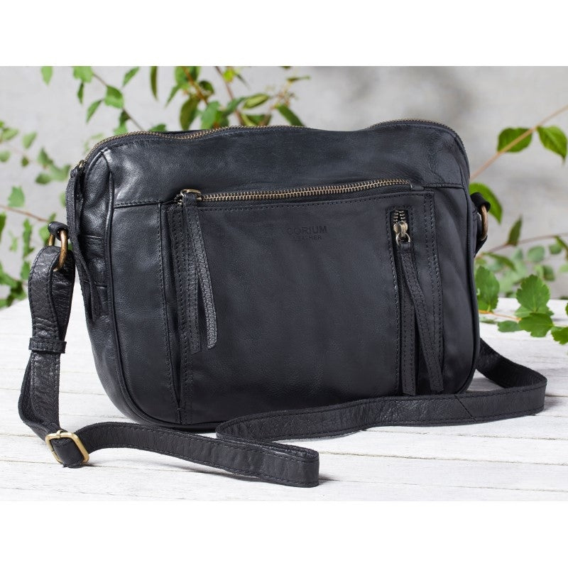 Corium - Sort crossbody taske