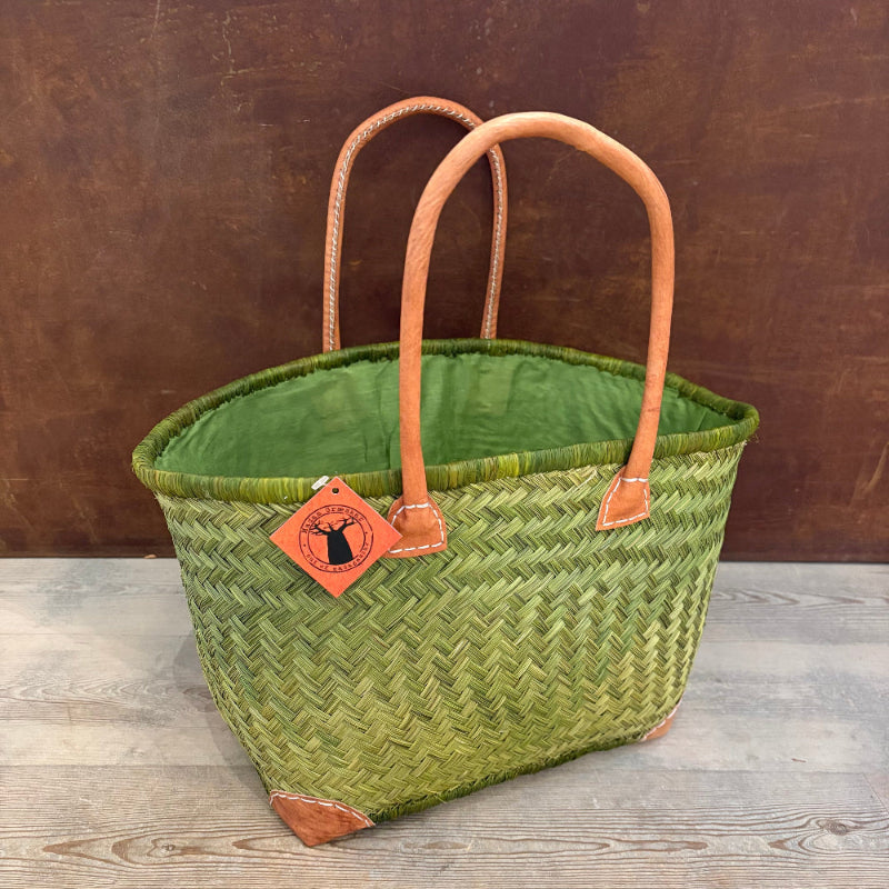 Madam Græskar Grøn kurvetaske