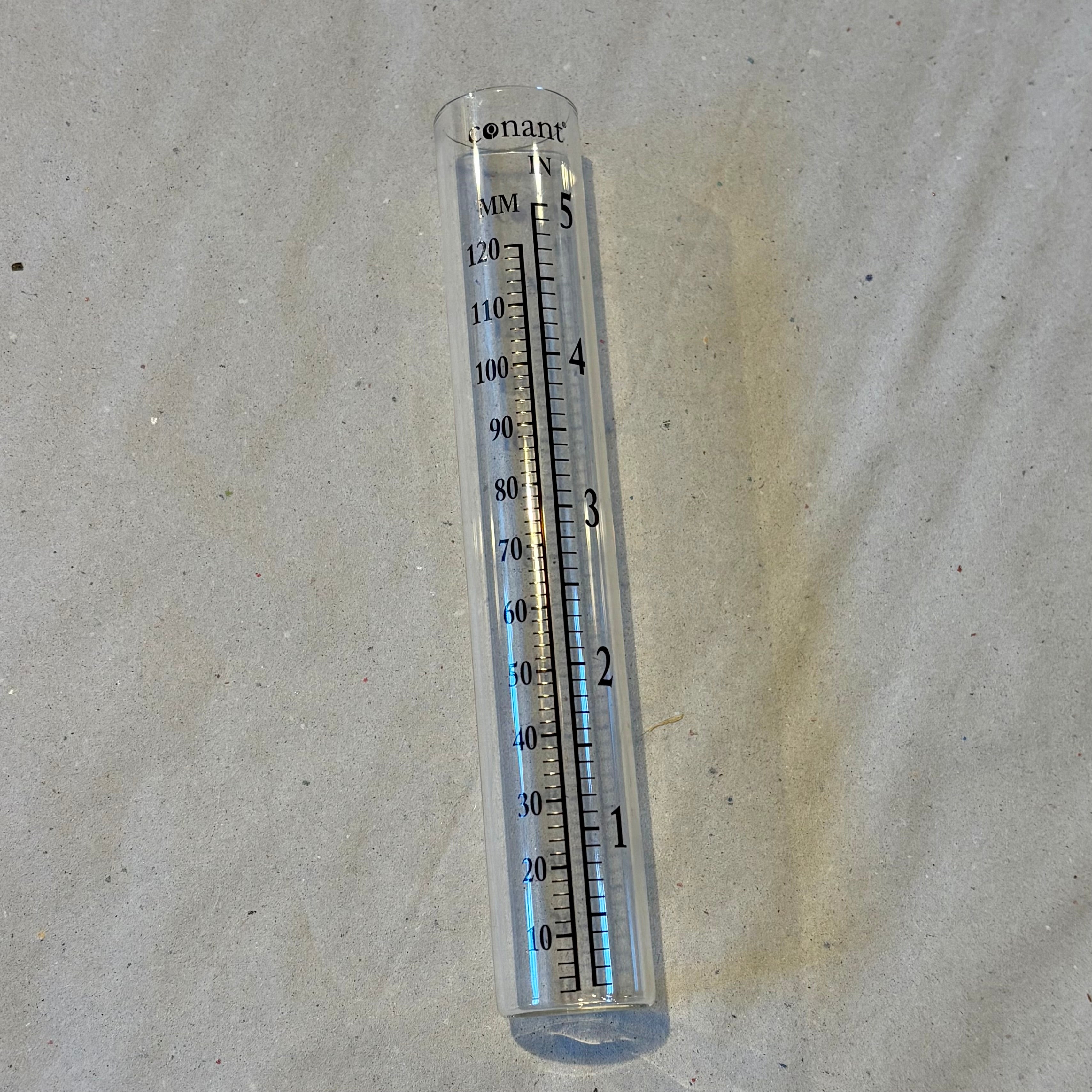 Ekstra glas til regnmåler