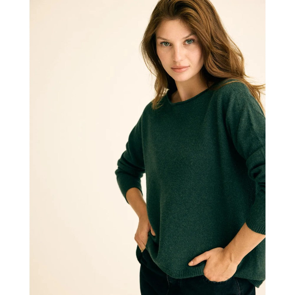 Gorridsen Design - Leda uld strik moss