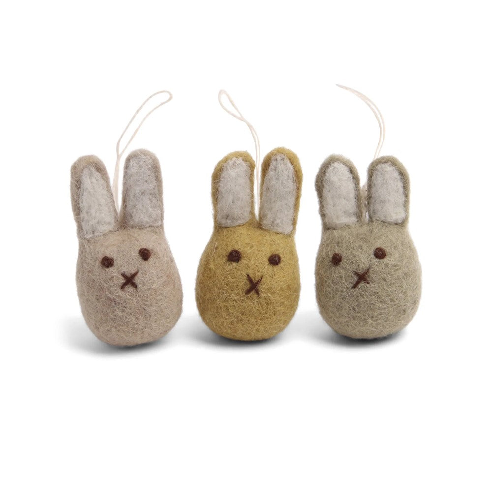 Gry & Sif - Oph. 3 farvet mini harer