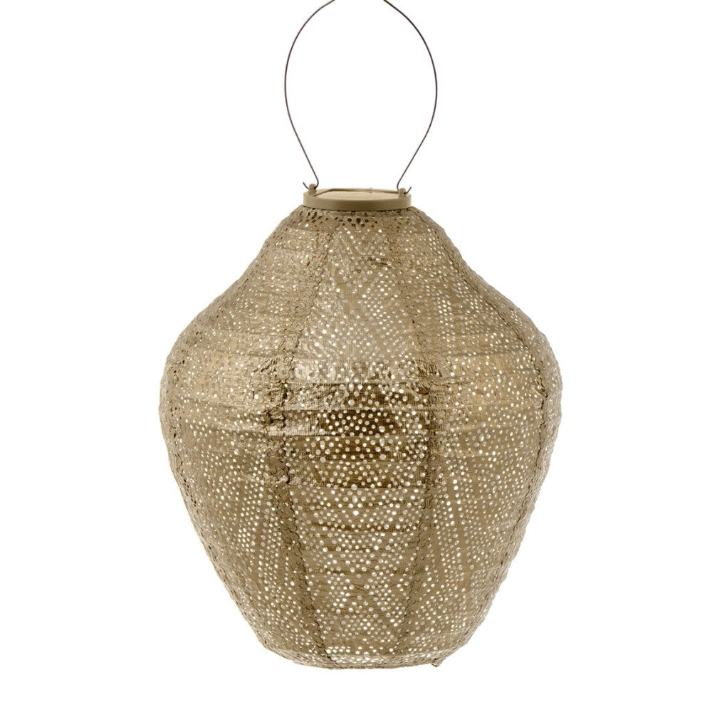 Lumiz solcelle - Jar 30cm Ikat gold